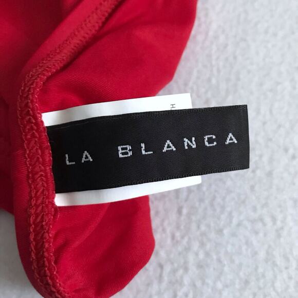 La Blanca NWT Red Bikini Swim Bottom Women 14 - Picture 8 of 10